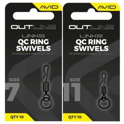 Avid Carp Outline QC Ring Swivels